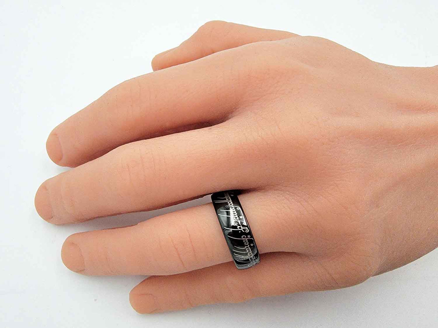 Men's Tungsten Ring LV218 Lord of the Ring