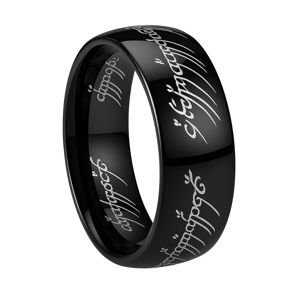 Men's Tungsten Ring LV218 Lord of the Ring
