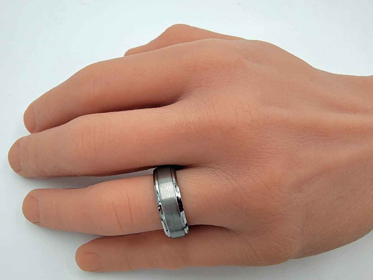 Men's Tungsten Ring LV027