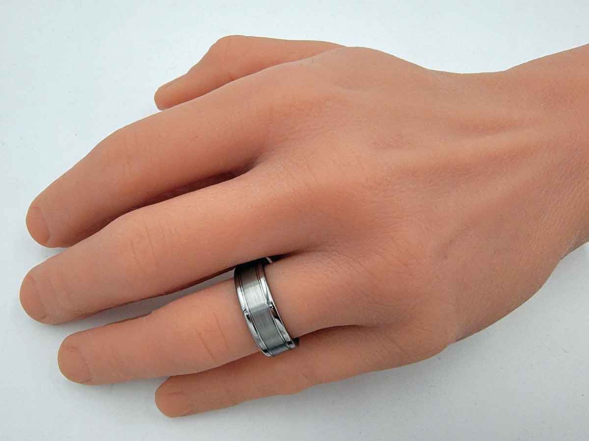 Men's Tungsten Ring LV039