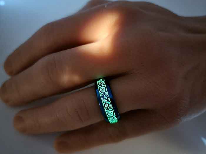 Tungsten Ring LV1219 Glow Ring