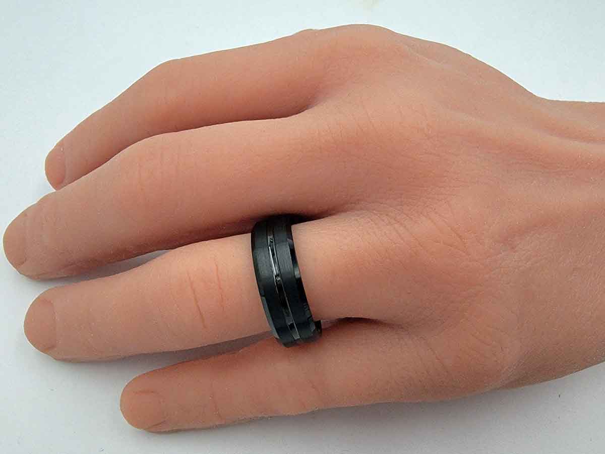Men's Tungsten Ring LV222