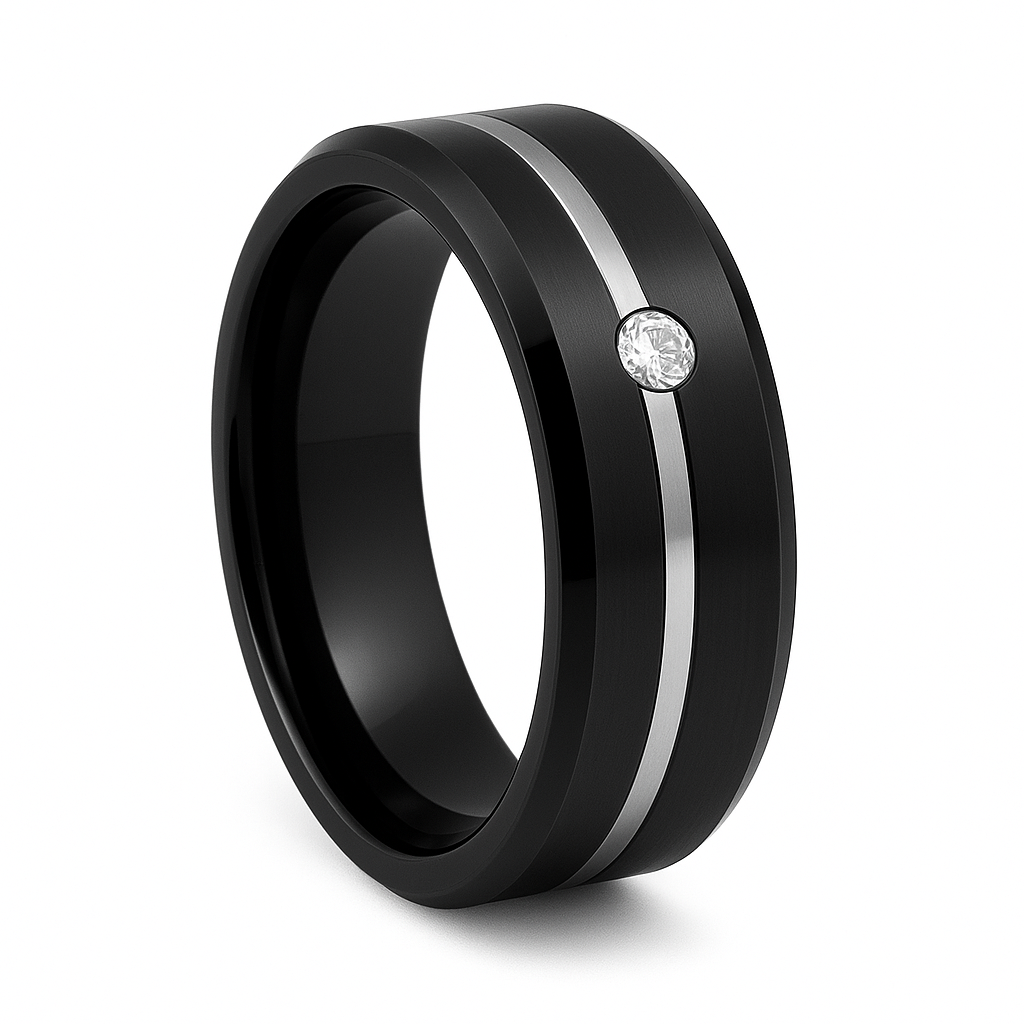 Men's Tungsten Ring V7A43