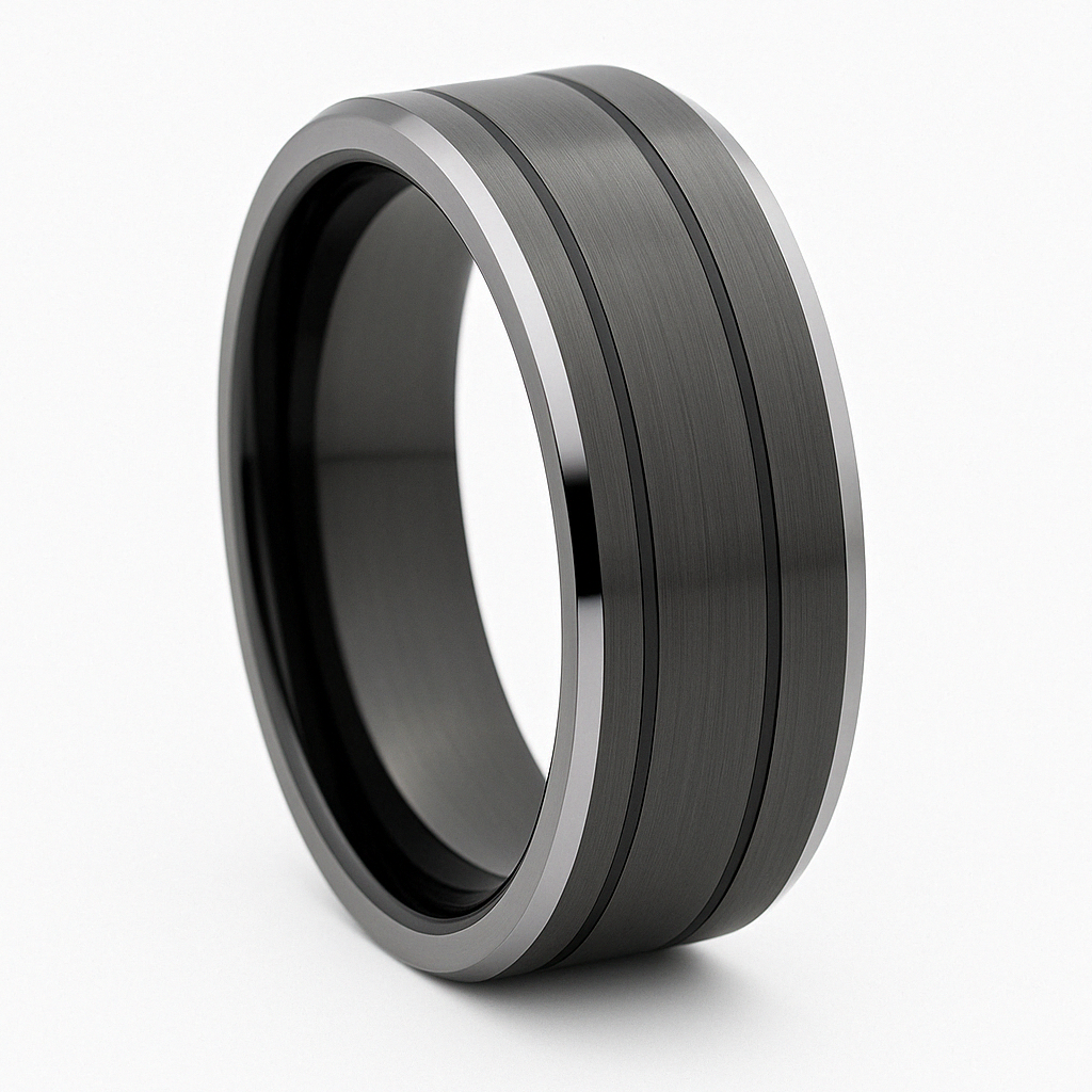 Men's Tungsten Ring LV154